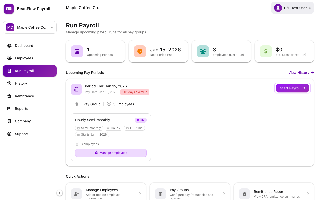 Product screen: Assign them to the group